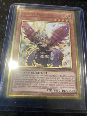 Yu-Gi-Oh! Karte Familiar-Possessed – Lyna – MGED-EN013 – Premium Gold Rare, 1. Auflage