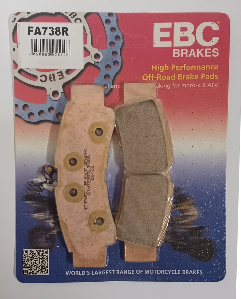 EBC Sintered FRONT and REAR Brake Pads For KAWASAKI KRX1000 TERYX (2020 to 2024) - Image 3 of 4