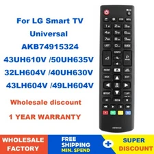 Universal Remote Control AKB74915324 For LG Smart LED TV for 43UH610V 50UH635V