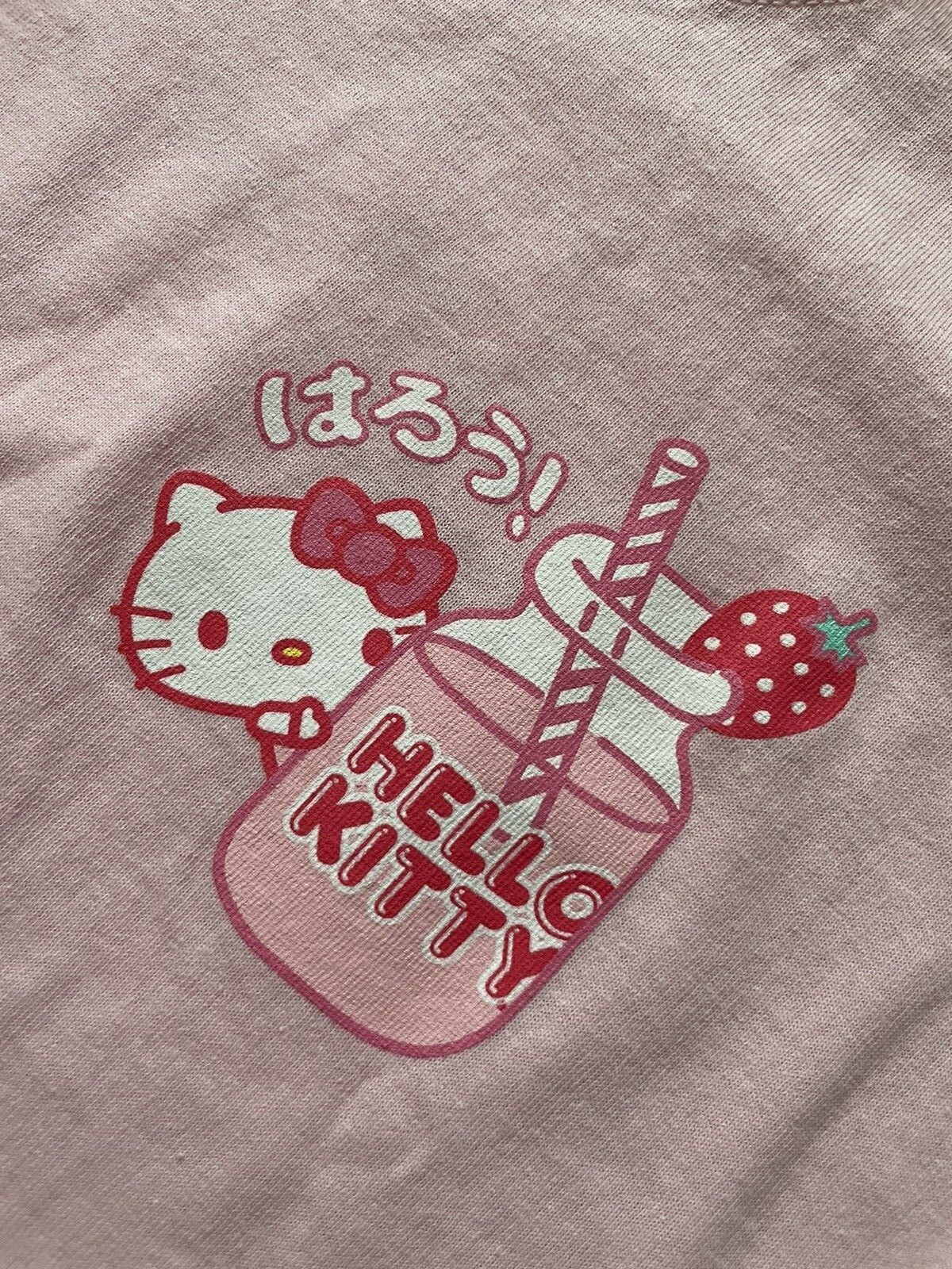 HELLO KITTY STRAWBERRY MILK JUNIORS SHIRT SIZE SIZE 2X NEW