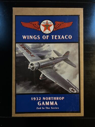 Wings of Texaco Die Cast Airplane Coin Bank 1932 Northrop Gamma #2 in Series - Picture 1 of 1
