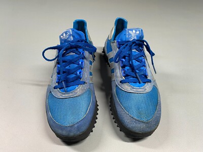 Vintage 70/80's Adidas Marathon TR Blue/Silver size US8 UK7 Vintage 70/80's Adidas Marathon TR Blue/Silver size US8 UK7