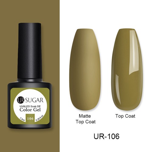 UR SUGAR 172 Colors UV Gel Polish Glitter Purple Top Base Gel Gel Varnish 7.5ml - Picture 102 of 119
