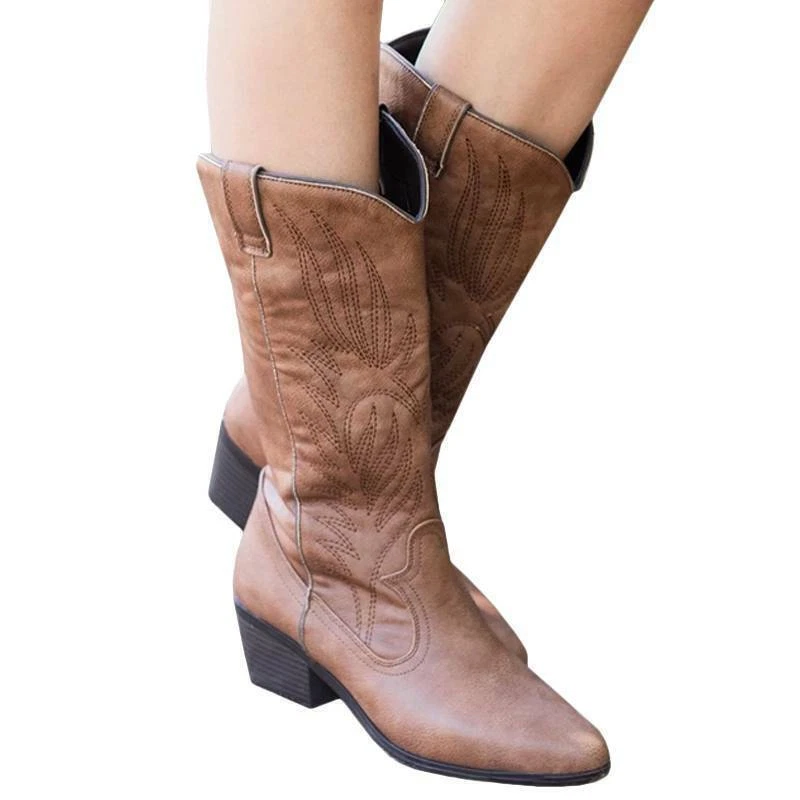 Wide calf shop cowboy boots uk