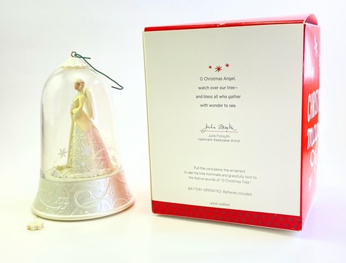 Hallmark Keepsake Ornament 2013 O Christmas Angel Globe Magic Sound Motion - Picture 3 of 13