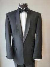 Black Dinner Jacket Tuxedo, Wedding, Prom, Black Tie Event, Fancy Dress