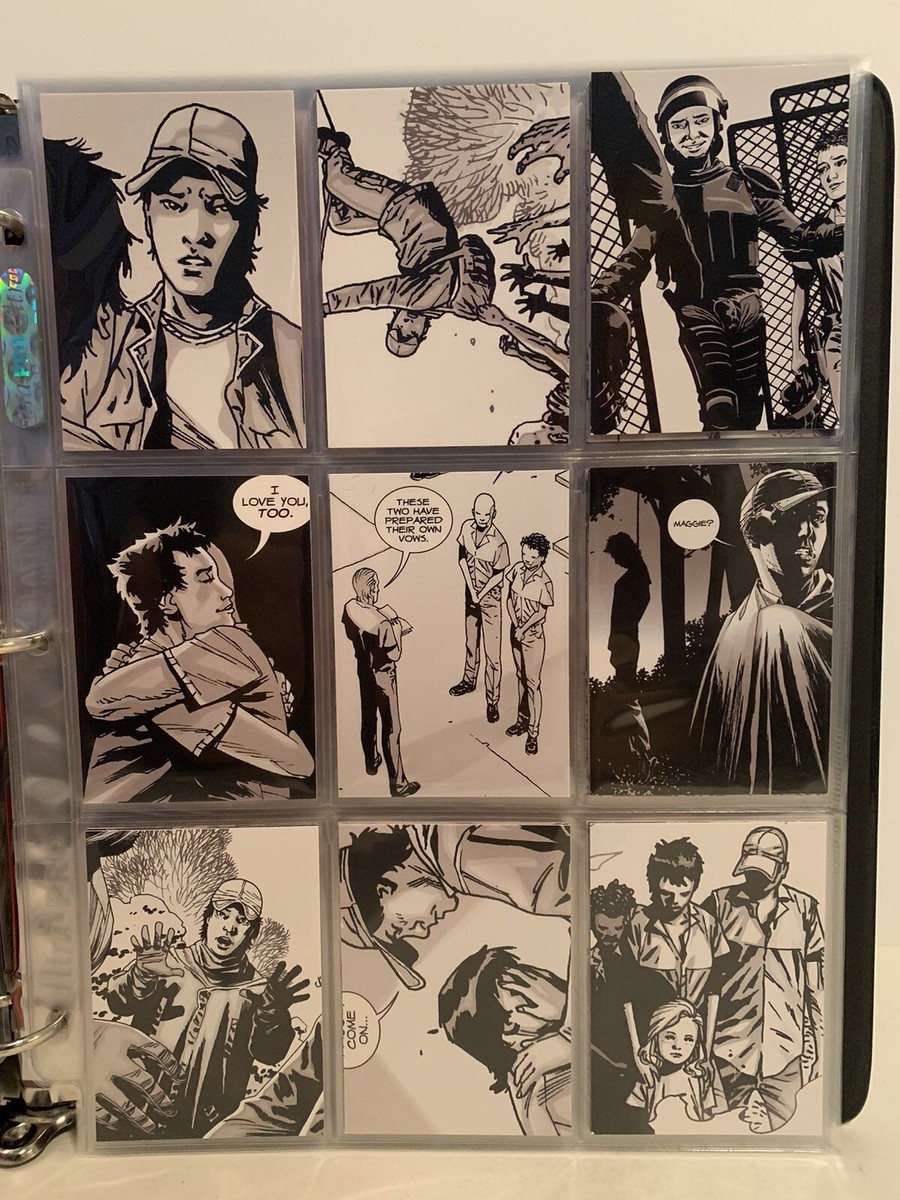 The Walking Dead Binder + Card Set 1-90 Cryptozoic | eBay