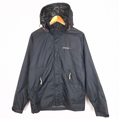 DIDRIKSONS STORM SYSTEM Herren Jacke Gr.S Wasserdicht Atmungsaktiv Grau Kapuze