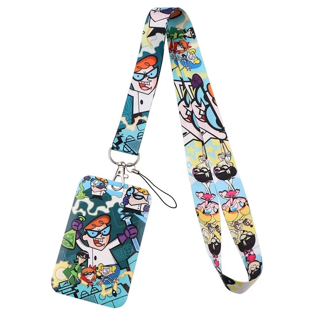 Dexter's Laboratory Cartoon Dee Dee Dexter Mandark Lanyard With ID
