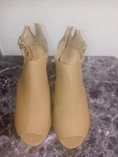 Womens Top Moda brown Wedge heels size 10
