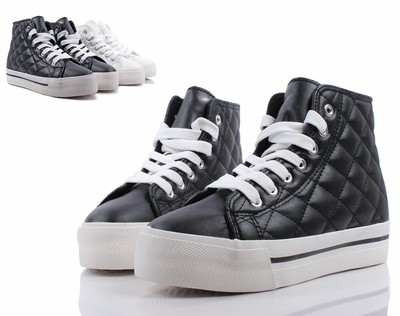 womens black ankle sneakers