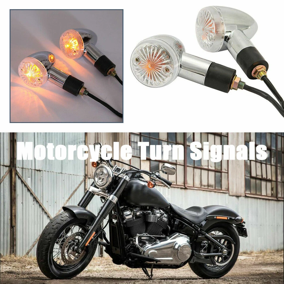 Luces intermitentes para motocicleta Yamaha V-Star XVS 1100 1300 650 950 Silverado Foto 2 de 4