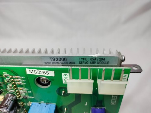 Toshiba TS2000 05A/20A Servo Amplifier Module X8HSAP01 3- H8094783 Board - Picture 9 of 9