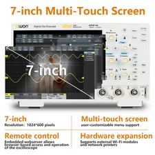 Owon ADS814A 12bits Digital Oscilloscope 100MHz 4CH 1.25GSa/s FFT analysis