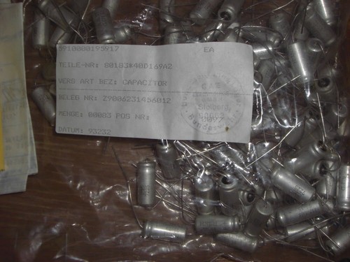 x20 Lot CAPACITOR, FIXED * 40D756F015DD4 / 40D169A2 MFG. Sprague 2026713-3 - Picture 2 of 2