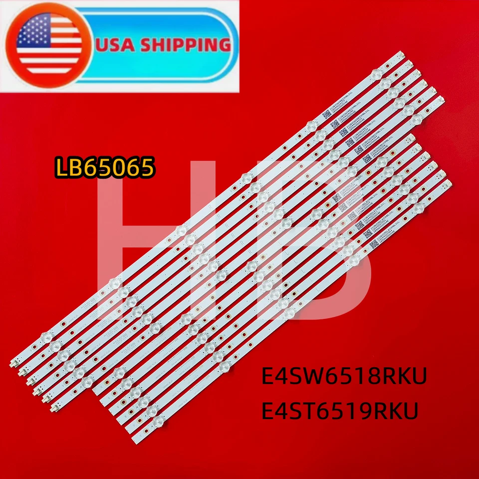 Element LB65065 LED Backlight Strips (12) E4SW6518RKU E4ST6519RKU NEW
