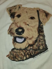 Vintage Airedale Terrier  SCREEN STARS BEST T-SHIRT  LARGE