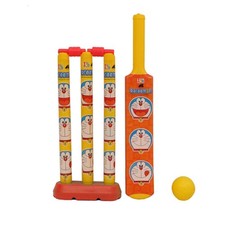 Plastic Cricket Set with Stump and Ball Playing Set for 2-5 Year Kids