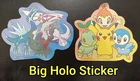 Sticker - Japan Pokemon - Holo Set DP era - Palkia Dialga Piplup 0720
