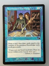 MTG Accumulated Knowledge Nemesis NMS C 26 NM Magic