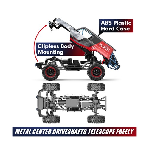 H12P 1/12 Ford Bronco R Brushless RC Crawlers for Adults, Waterproof 4X4 Off-... - Picture 5 of 6