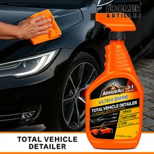 Armor All 3in1 Ultra Shine Detailer 22oz Car Cleaner Spray Wax Protect Bottle