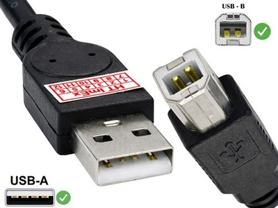 Drucker Scanner Anschluss USB Kabel für Samsung ProXpress M4370LX, SL-M4080FX