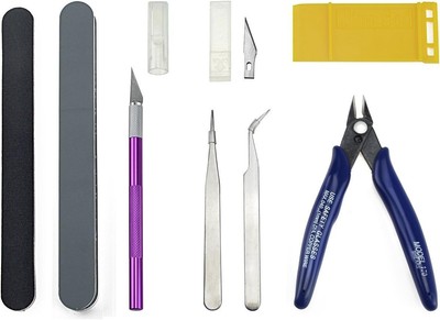 Professional 8 PCS Model Tools Kit Modeler Basic Craft Set Hobby... 