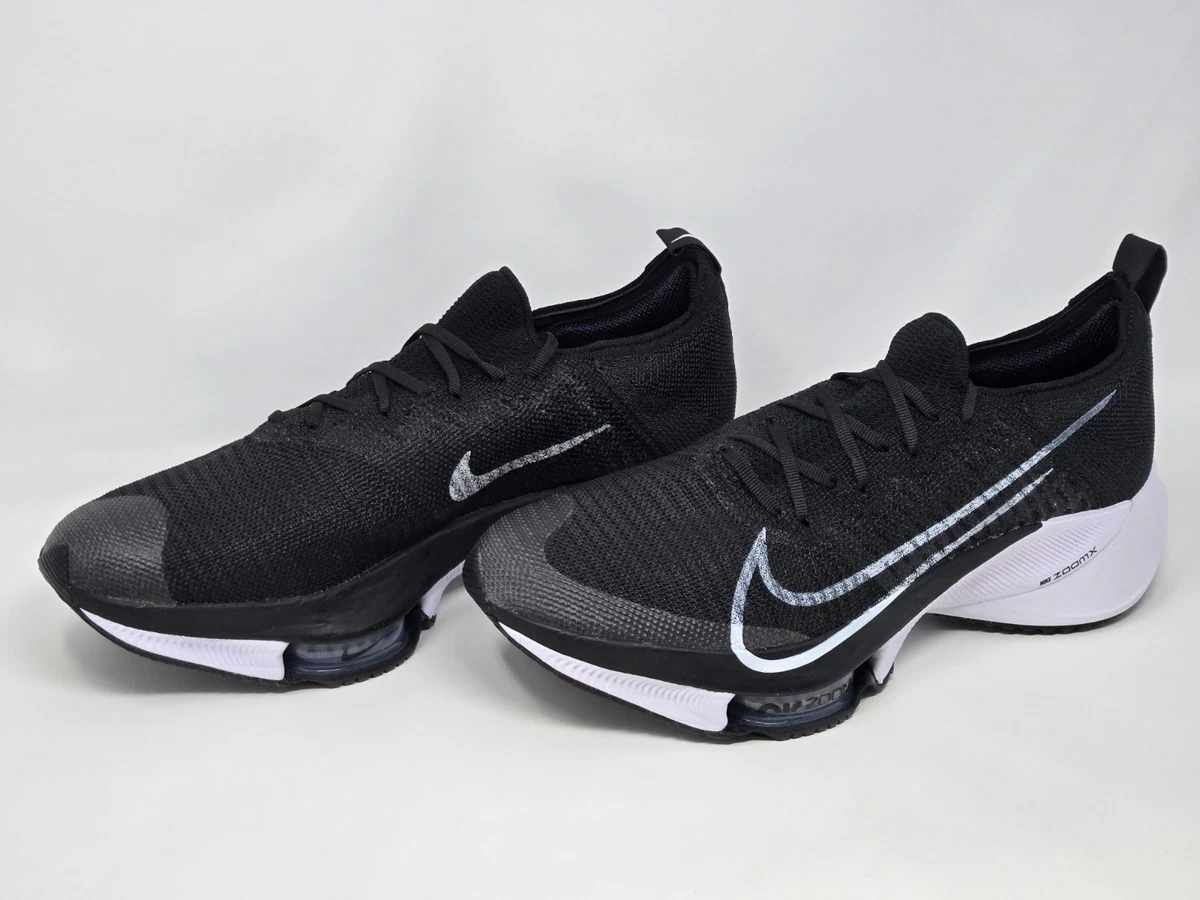 Nike Air Zoom Tempo NEXT% Flyknit Black White for Sale