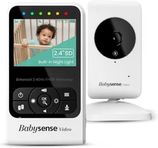 Babysense New Video Baby Monitor with Camera and Audio, Long Range, Room... 