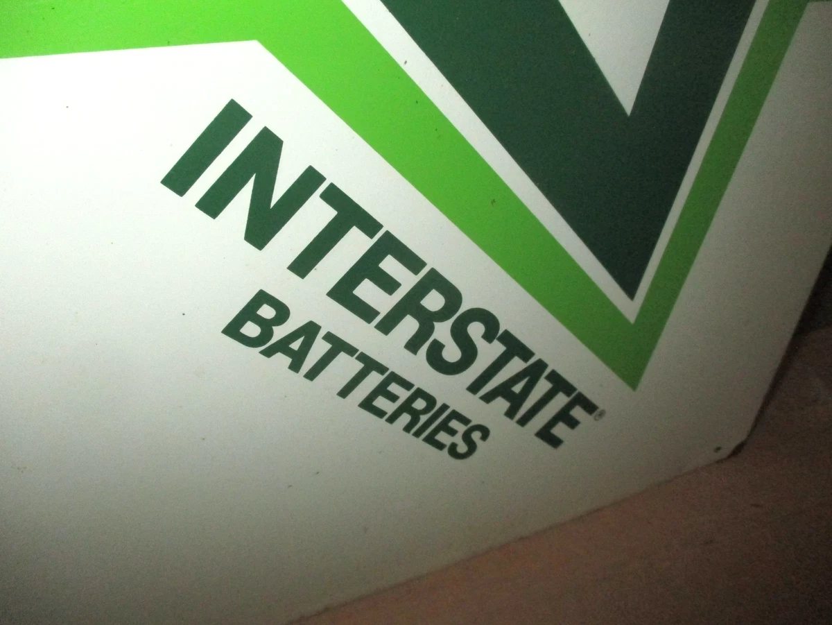 Interstate Battery Sign for sale | eBay