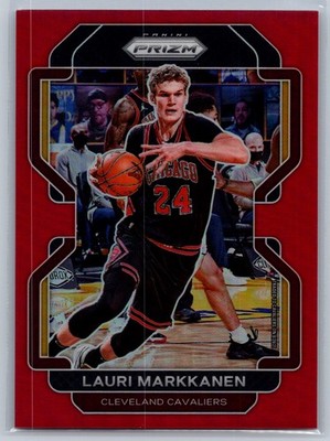 Lauri Markkanen 2021-22 Panini Prizm #86 Red Prizm /299