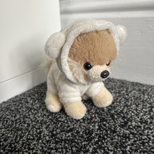 GUND Itty Bitty Boo #009 Bärenanzug Stofftier Kuscheltier Plüsch Pomeranian Hund 5 Zoll Sehr guter Zustand