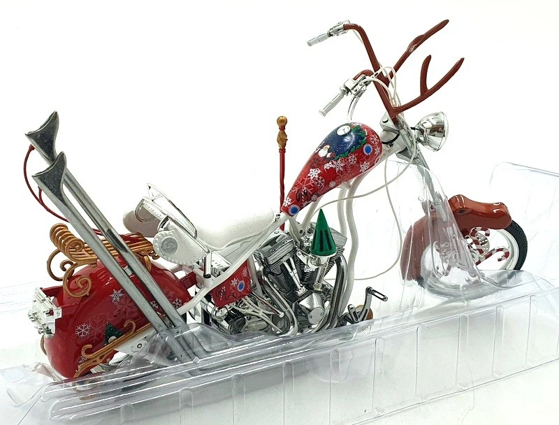 Joyride 1/10 Scale Diecast 79186 - Orange County Chopper - Christmas Bike - Image 2 of 4