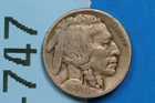 1919 5C INDIAN HEAD BUFFALO NICKEL EARLY US TYPE COIN RAW-747