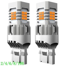 LED Turn Signal Lights Rear 7440 7440A 7441 Amber W Canbus No Hyper Flash 2/10x