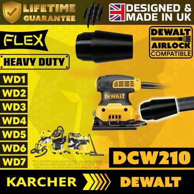 KÄRCHER WD 1/2/3/4/5/6/7 auf DeWalt DCW210N-XJ Staubabsaugadapter