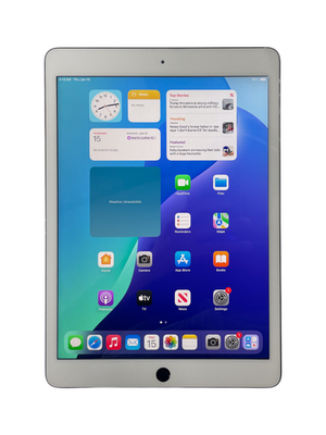 Apple iPad 7th Gen 128GB Wi-Fi 10.2 in Space Gray White Face