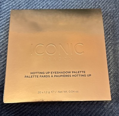 ICONIC LONDON~Hotting Up Eyeshadow PALETTE~10 Mattes~10 Shimmers-20 Total~NEW