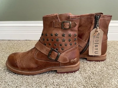 Bed Stu Women's Whacky II Tan Dip Dye Leather Ankle Boot US Size 7 - Image 1 of 4