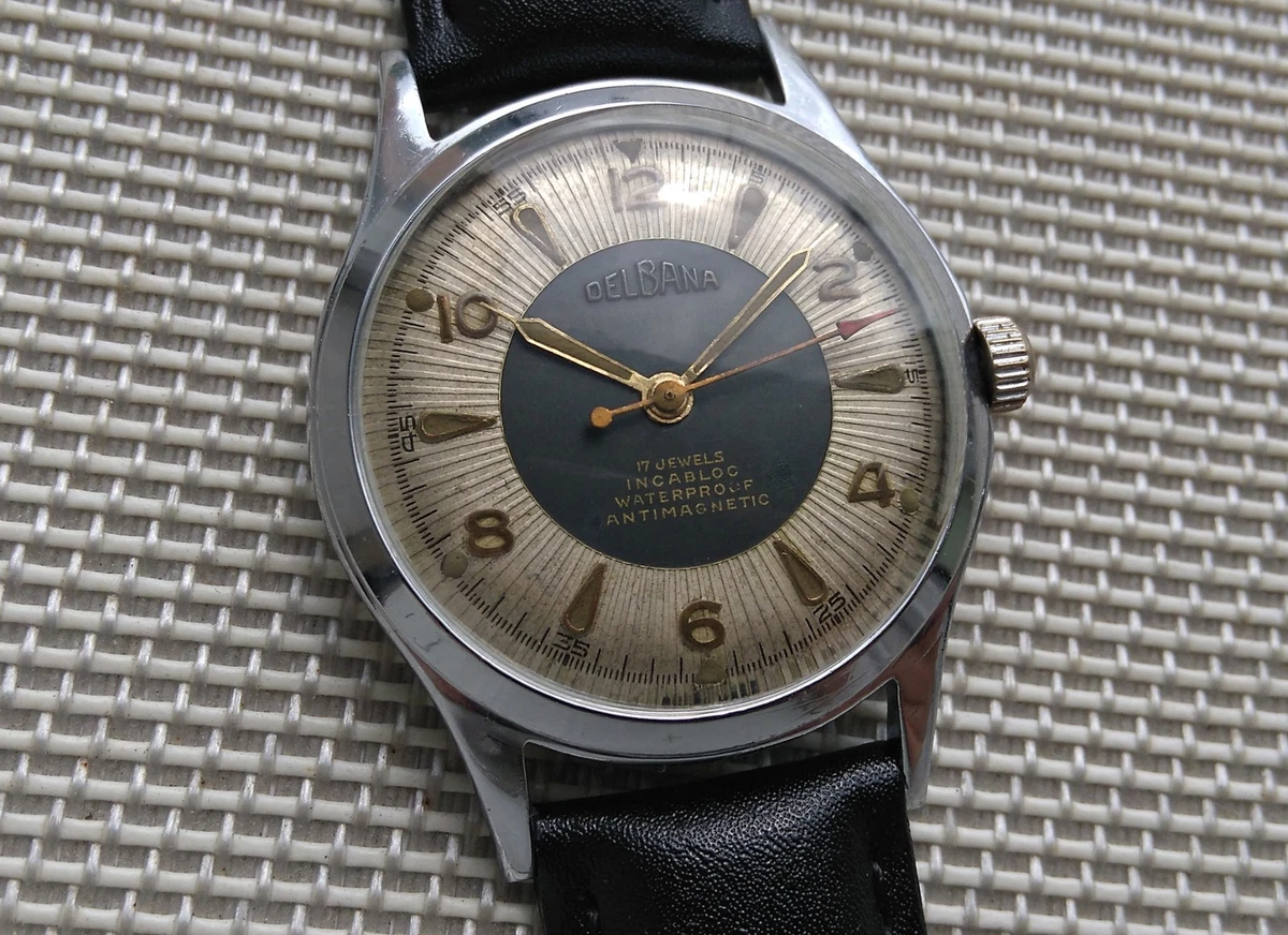 DELBANA 17 JEWELS 18K 750 時計　スイス Delbana 17 Jewels Wristwatches for sale | eBay