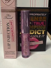 Too Faced Lip Injection Instant Long term Lip Plumper Maximum Plump, 0.10oz NIB