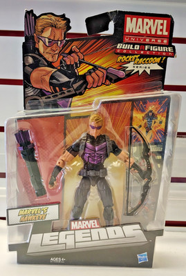 2012 Marvel Legends 6'' HAWKEYE (Rocket Raccoon BAF Series) Hasbro Sealed.