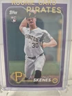 Topps 2024 Update Series Paul Skenes Rookie Card #US100 Pittsburgh Pirates