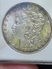 1883 O $1 Mogan Dollar ANA "Genie Holder" MS63 PL Toned #JK9744