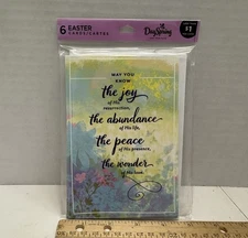 Hallmark DaySpring Easter Cards 6  Pack + White Envelopes