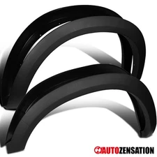 Fit 2009-2018 Dodge Ram 1500 Black Factory Style Smooth Fender Flares Protector