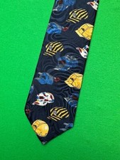 Vintage Home Improvement "Tim's Work Hats" Men's Neck Tie Blue AOP Made In USA