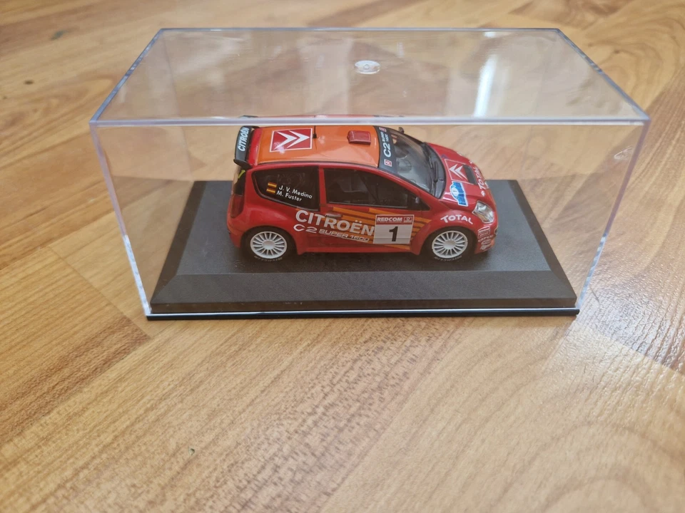 IXO DEAGOSTINI 1/43 CITROEN C2 S1600 RIAS BAJAS 2004 RALLY CAR + MAG - Image 3 of 3