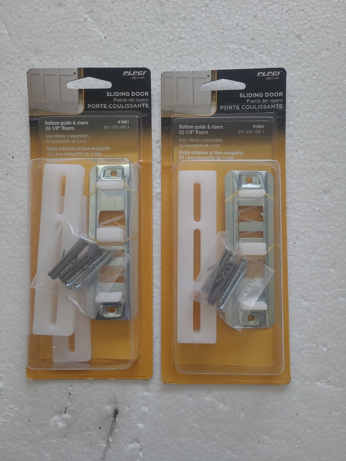 Prime-Line N-6661 Sliding Closet Door Replacement Set of 2